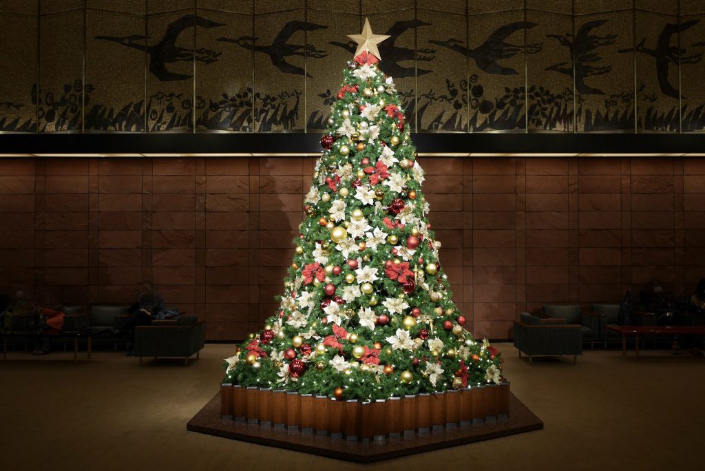 ホテルオークラ東京のクリスマスツリー