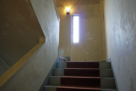 展望台への階段