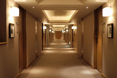 28階の廊下