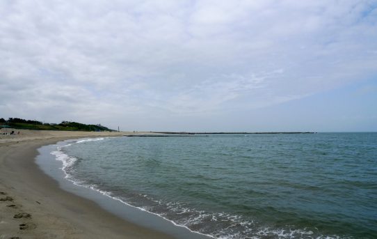 新潟の空と海