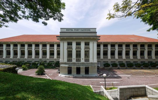 森の中のモダンイタリアン Gattopardo, Hotel Fort Canning Singapore