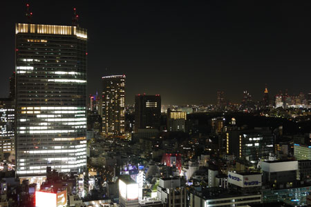 客室からの夜景