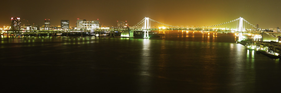 客室からの夜景