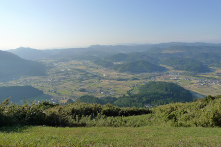 伐株山からの眺め